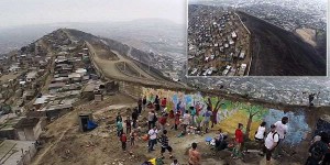秘魯政府為了怕窮人到富人區去偷東西，建了一座長達10公里的窮富歧視之牆